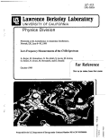 Cover page: Low-Frequency Measurements of the CMB Spectrum