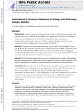 Cover page: International Consensus Statement on Allergy and Rhinology: Allergic Rhinitis