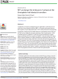 Cover page: Rif1 prolongs the embryonic S phase at the Drosophila mid-blastula transition