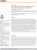 Cover page: The SERTAD protein Taranis plays a role in Polycomb-mediated gene repression