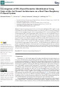 Cover page: Investigation of EEG-Based Biometric Identification Using State-of-the-Art Neural Architectures on a Real-Time Raspberry Pi-Based System