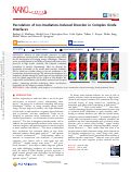 Cover page: Percolation of Ion-Irradiation-Induced Disorder in Complex Oxide Interfaces