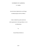 Cover page: Social Cohesion, Reproduction, and Change in Anthropological and Social Theory