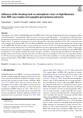 Cover page: Influence of the freezing level on atmospheric rivers in High Mountain Asia: WRF case studies of orographic precipitation extremes.