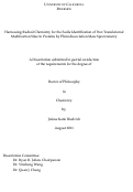 Cover page: Harnessing Radical Chemistry for the Facile Identification of Post Translational Modification Sites in Proteins by Photodissociation Mass Spectrometry