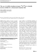 Cover page: The use of otolith strontium isotopes (87Sr/86Sr) to identify nursery habitat for a threatened estuarine fish