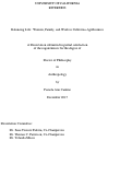 Cover page: Balancing Life: Women, Family, and Work, in California Agribusiness