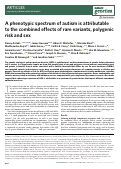 Cover page: Level of Attention to Motherese Speech as an Early Marker of Autism Spectrum Disorder.