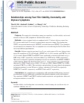 Cover page: Relationships among Tear Film Stability, Osmolarity, and Dryness Symptoms