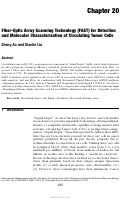 Cover page: Fiber-Optic Array Scanning Technology (FAST) for Detection and Molecular Characterization of Circulating Tumor Cells