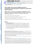 Cover page: Clinical Utility of an Increase in Magnetic Resonance Elastography in Predicting Fibrosis Progression in Nonalcoholic Fatty Liver Disease