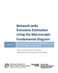 Cover page: Network-wide Emissions Estimation Using the Macroscopic Fundamental Diagram