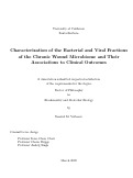 Cover page: Characterization of the Bacterial and Viral Fractions of the Chronic Wound Microbiome and Their Associations to Clinical Outcomes