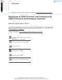 Cover page: Regulation of TORC2 function and localization by Rab5 GTPases in <i>Saccharomyces cerevisiae</i>.