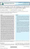 Cover page: Which is the richest of them all? Comparing area-adjusted plant diversities of Mediterranean- and tropical-climate regions