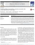 Cover page: Tracheal epithelial-myoepithelial carcinoma associated with sarcoid-like reaction: A case report.