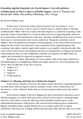 Cover page: Extending Applied Linguistics for Social Impact: Cross-Disciplinary Collaborations in Diverse Spaces of Public Inquiry.