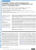 Cover page: Geographic Atrophy: Confocal Scanning Laser Ophthalmoscopy, Histology, and Inflammation in the Region of Expanding Lesions