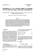 Cover page: Development of a new real-time method for measuring S(IV) in cloud water using a counter-flow virtual impactor