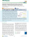 Cover page: Carboxylate-Terminated Electrode Surfaces Improve the Performance of Electrochemical Aptamer-Based Sensors.