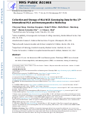 Cover page: Collection and storage of HLA NGS genotyping data for the 17th International HLA and Immunogenetics Workshop