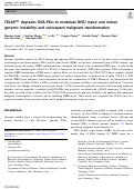 Cover page: CRL4ADTL degrades DNA-PKcs to modulate NHEJ repair and induce genomic instability and subsequent malignant transformation