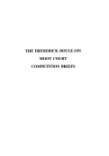 Cover page: 1976-77 The Frederick Douglass Moot Court Competition Briefs