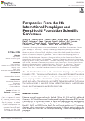 Cover page: Perspective From the 5th International Pemphigus and Pemphigoid Foundation Scientific Conference