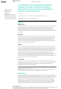 Cover page: An Evaluation of the Postgraduate Physician Assistant/Associate and Nurse Practitioner Orthopedic Surgery Fellowship and Residency Websites in the United States