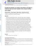 Cover page: Drought and migration: An analysis of the effects of drought on temporary labor and return migration from a migrant-sending area in Nepal.