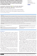 Cover page: Extracellular Vesicle Proteome of Breast Cancer Patients with and Without Cognitive Impairment Following Anthracycline-based Chemotherapy: An Exploratory Study