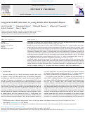 Cover page: Long-term health outcomes in young adults after Kawasaki disease