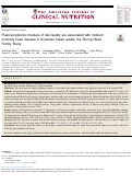 Cover page: Plasma lipidomic markers of diet quality are associated with incident coronary heart disease in American Indian adults: the Strong Heart Family Study.