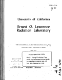 Cover page: THE COLLISIONAL-RADLATIVE REACTION OF 2(g)