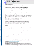 Cover page: A Randomized, Double-Blind, Placebo-Controlled Trial of Intravenous Alcohol to Assess Changes in Atrial&nbsp;Electrophysiology