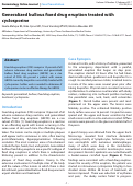 Cover page: Generalized bullous fixed drug eruption treated with cyclosporine