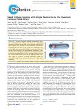 Cover page: Rapid Voltage Sensing with Single Nanorods via the Quantum Confined Stark Effect