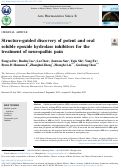 Cover page: Structure-guided discovery of potent and oral soluble epoxide hydrolase inhibitors for the treatment of neuropathic pain