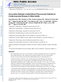 Cover page: Association Between Central Blood Pressure and Subclinical Cerebrovascular Disease in Older Adults