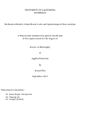 Cover page: Methods in Markov Chain Monte Carlo and Spatiotemporal Data Analysis