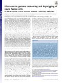 Cover page: Ultraaccurate genome sequencing and haplotyping of single human cells