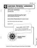 Cover page: INTENSIVE RADON MITIGATION RESEARCH: LESSONS LEARNED