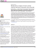 Cover page: Plasma serotonin levels are associated with antidepressant response to SSRIs