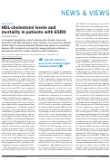 Cover page: HDL-cholesterol levels and mortality in patients with ESRD