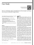 Cover page: The Use of Telehealth to Improve Handoffs Between Neonatologists and Primary Care Providers for Medically Complex Infants.