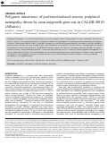 Cover page: Polygenic inheritance of paclitaxel-induced sensory peripheral neuropathy driven by axon outgrowth gene sets in CALGB 40101 (Alliance)