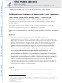 Cover page: Childhood Onset Strabismus: A Neurotrophic Factor Hypothesis.