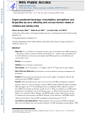 Cover page: Sugar-Sweetened Beverage Consumption, Perceptions, and Disparities in Children and Adolescents