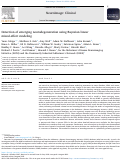 Cover page: Detection of emerging neurodegeneration using Bayesian linear mixed-effect modeling