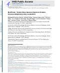 Cover page: ModiFinder: Tandem Mass Spectral Alignment Enables Structural Modification Site Localization.